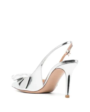 Gianvito Rossi Jaipur slingback pumps（シルバー） - サムネイル3