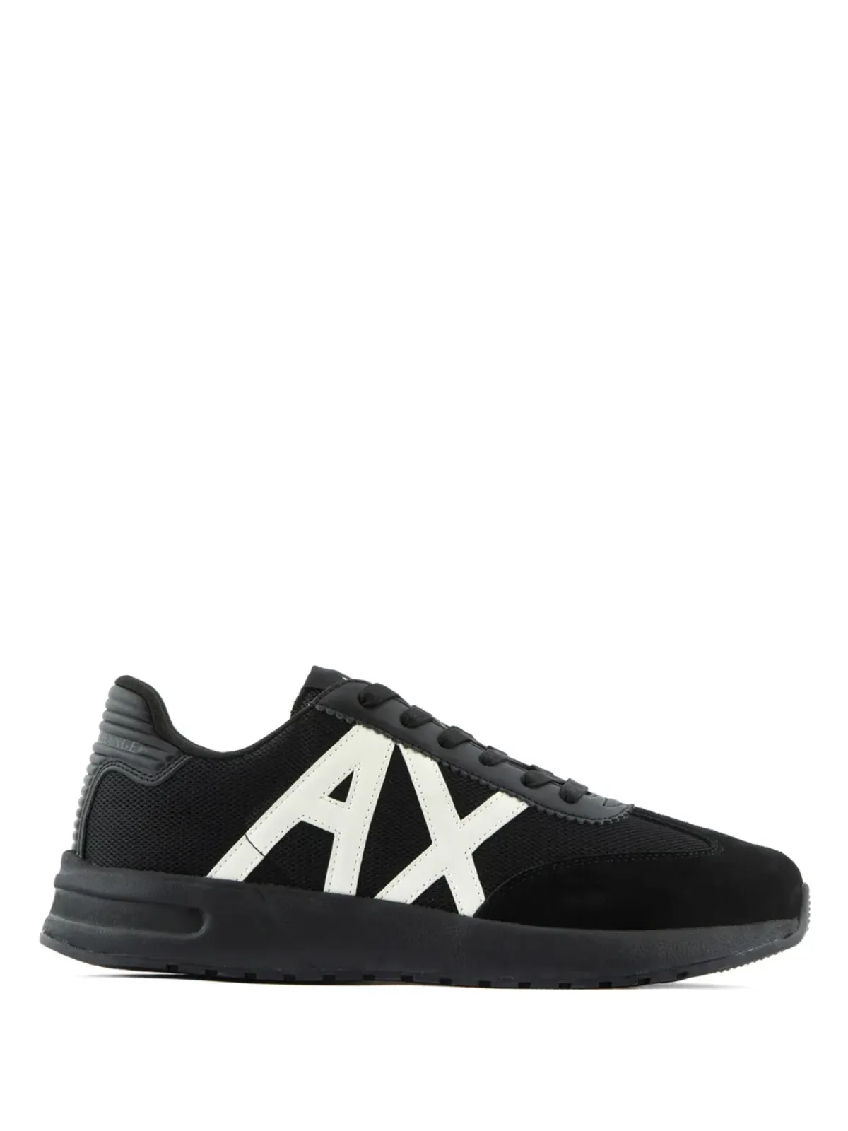 Armani Exchange ロゴパッチ・パネルデザイン スニーカー - ブラック - 画像1