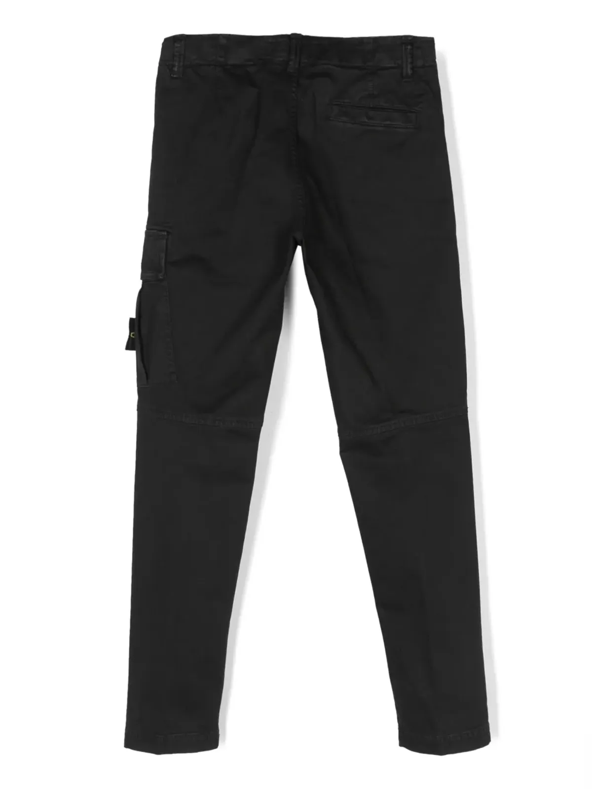 Stone Island Junior Compass-patch straight-leg trousers - Black - 画像2