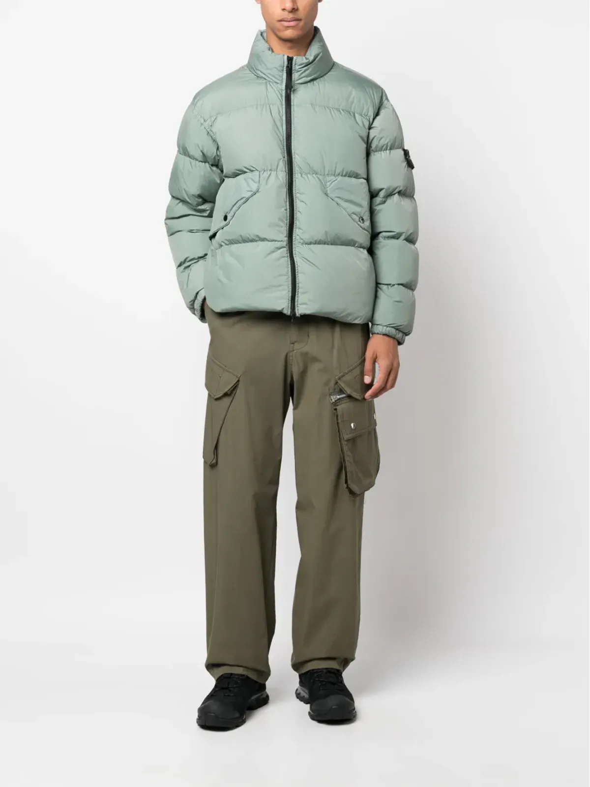 Stone Island ストーンアイランド コンパスバッジ付きダウンジャケット - 画像2
