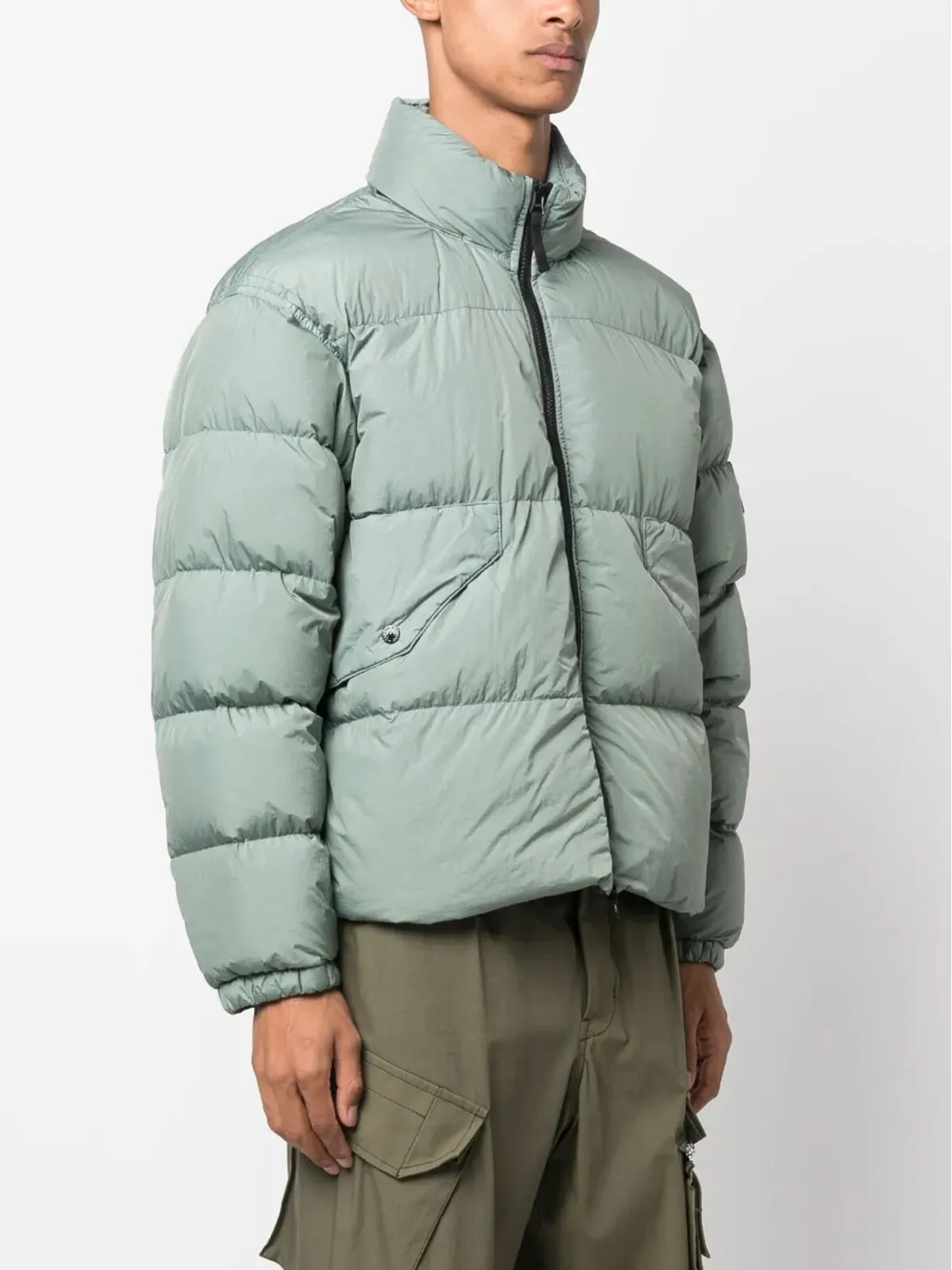 Stone Island ストーンアイランド コンパスバッジ付きダウンジャケット - 画像3
