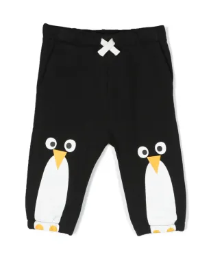 Stella McCartney Kids ペンギン柄コットンジョガーパンツ - サムネイル1
