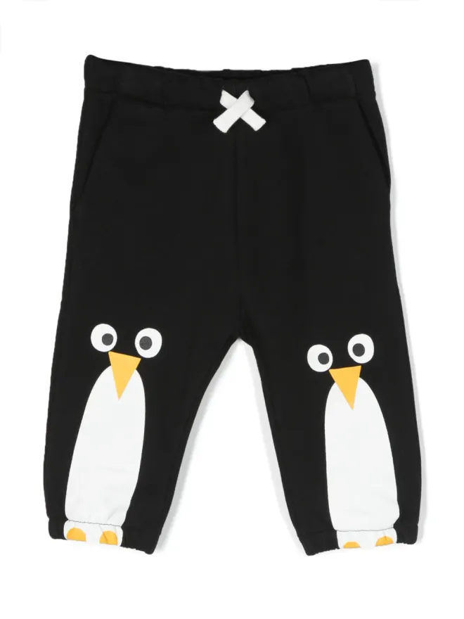 Stella McCartney Kids Stella McCartney Kids ペンギン柄コットンジョガーパンツの商品画像