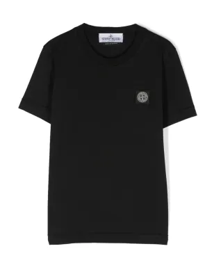 Stone Island Junior コンパスモチーフ コットン Tシャツ - サムネイル1