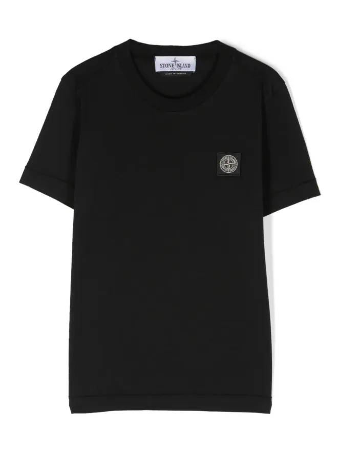 Stone Island Junior Stone Island Junior コンパスモチーフ コットン Tシャツの商品画像