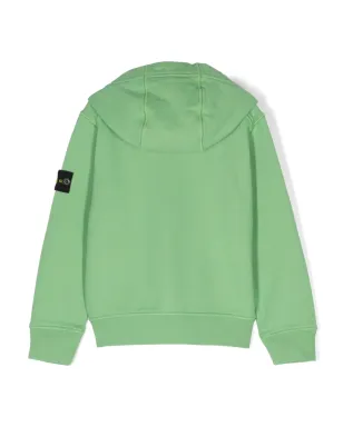 Stone Island Junior コンパスパッチ付きジップアップジャケット - サムネイル2