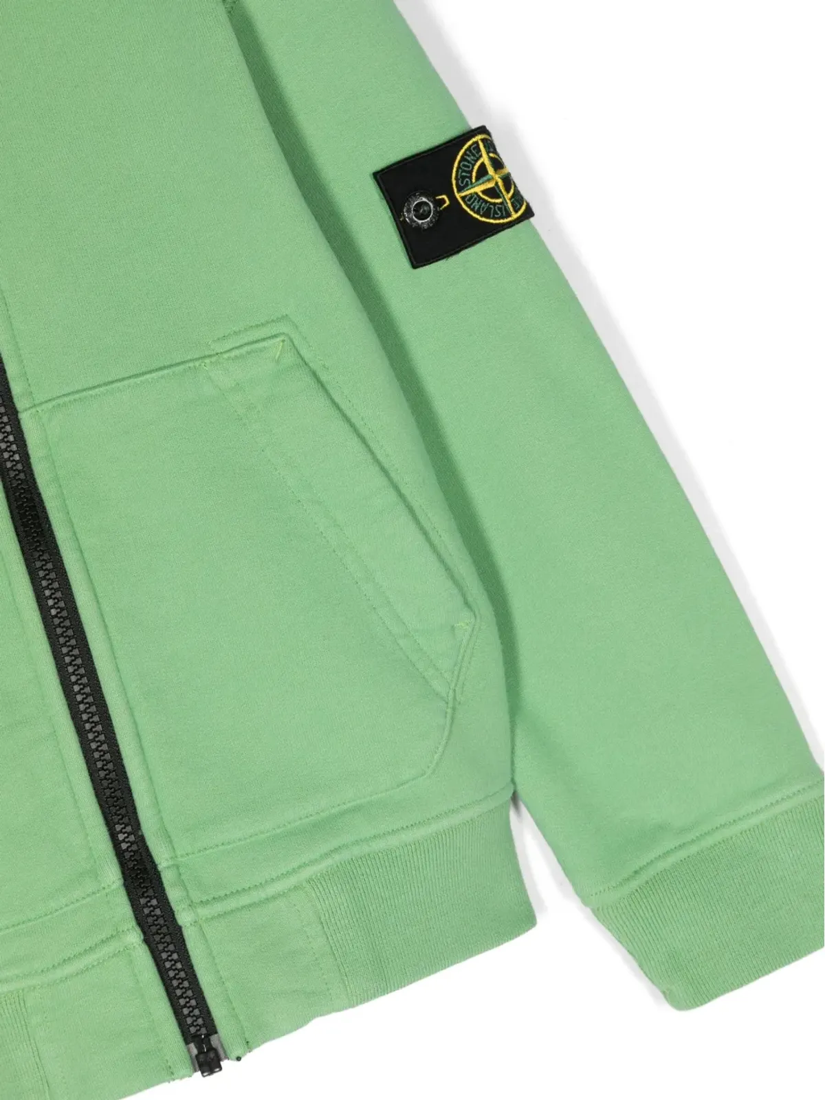 Stone Island Junior コンパスパッチ付きジップアップジャケット - 画像3