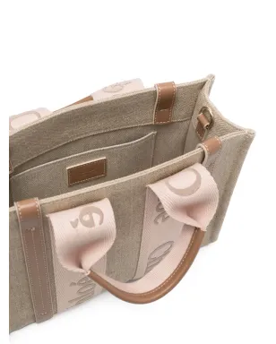Chloé Woodyリネン トートバッグ - サムネイル5