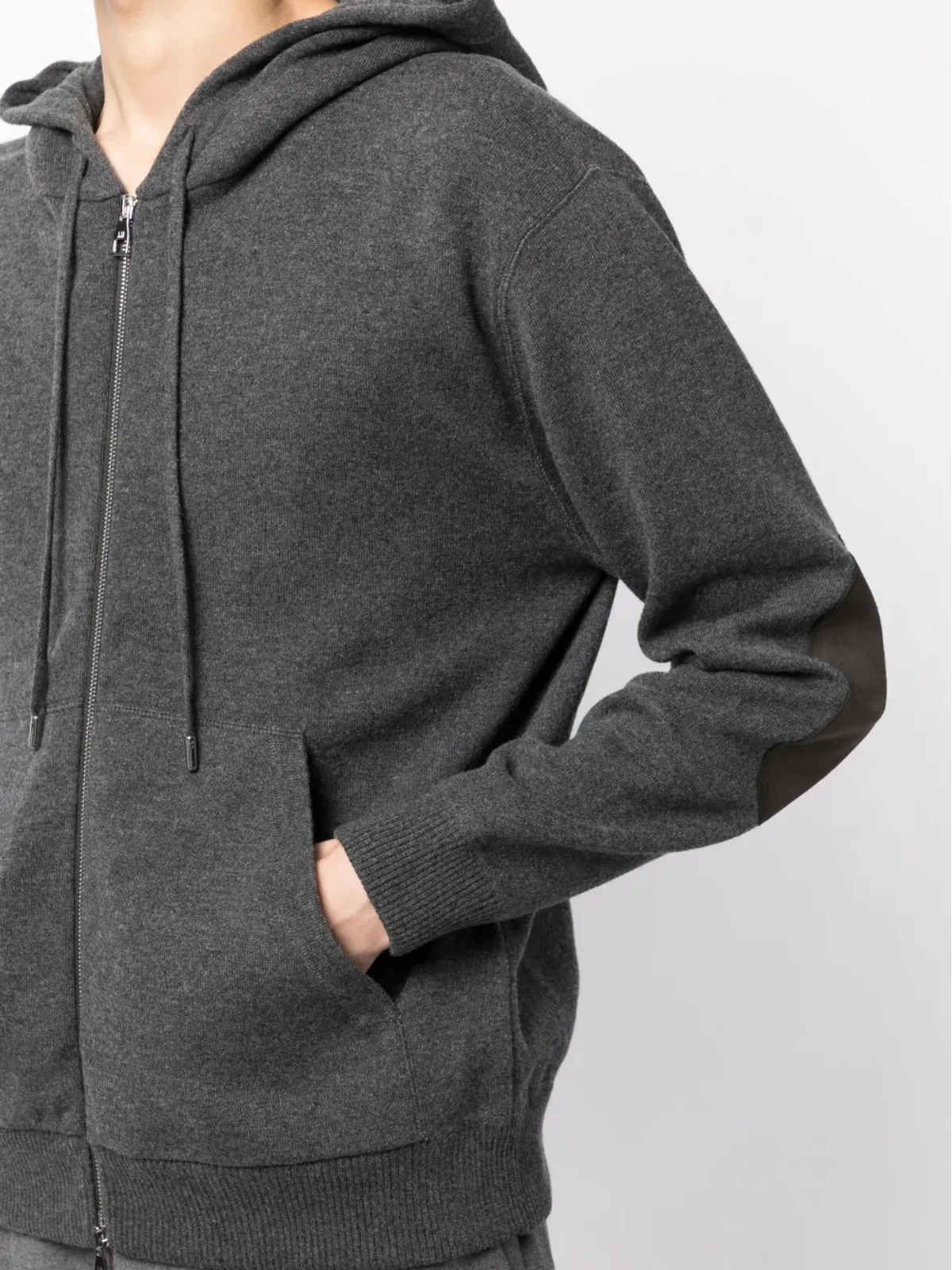 Dunhill グレーのジップアップフーディ - 画像5