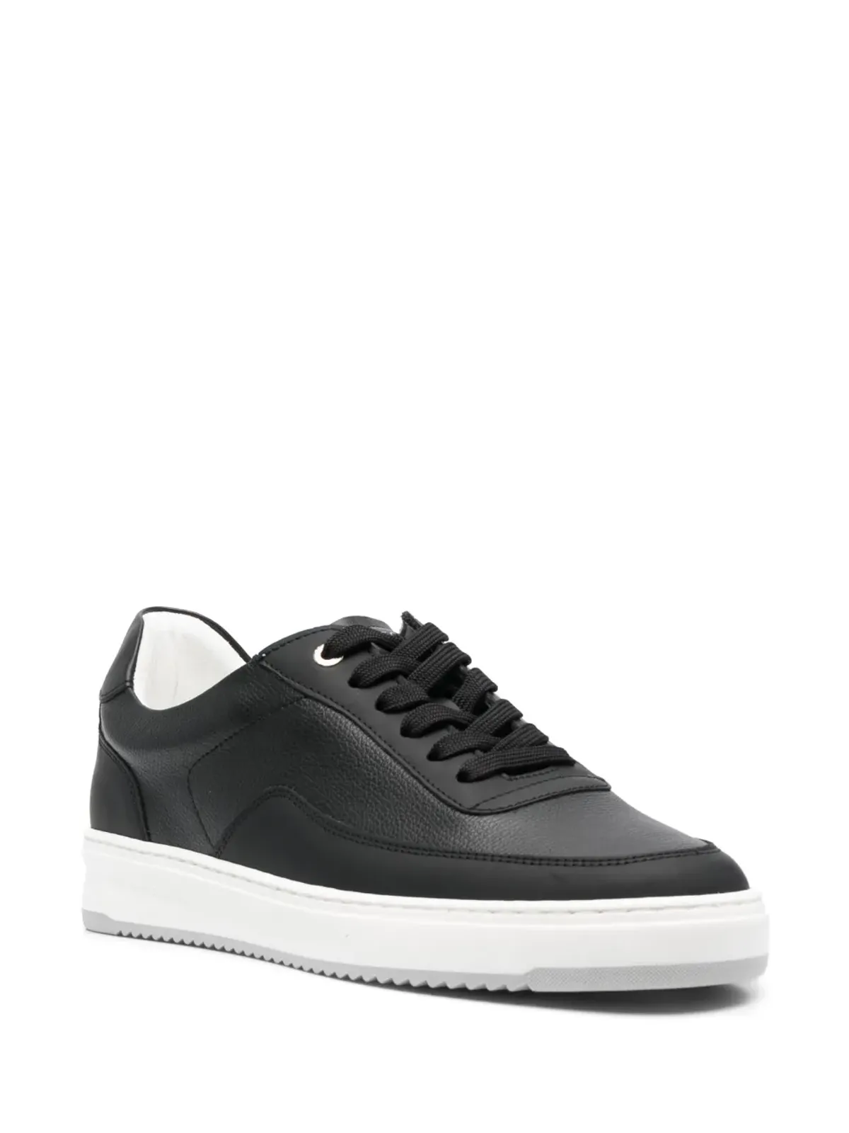Filling Pieces モンド・クラムス ロー・トップスニーカー ブラック - 画像2