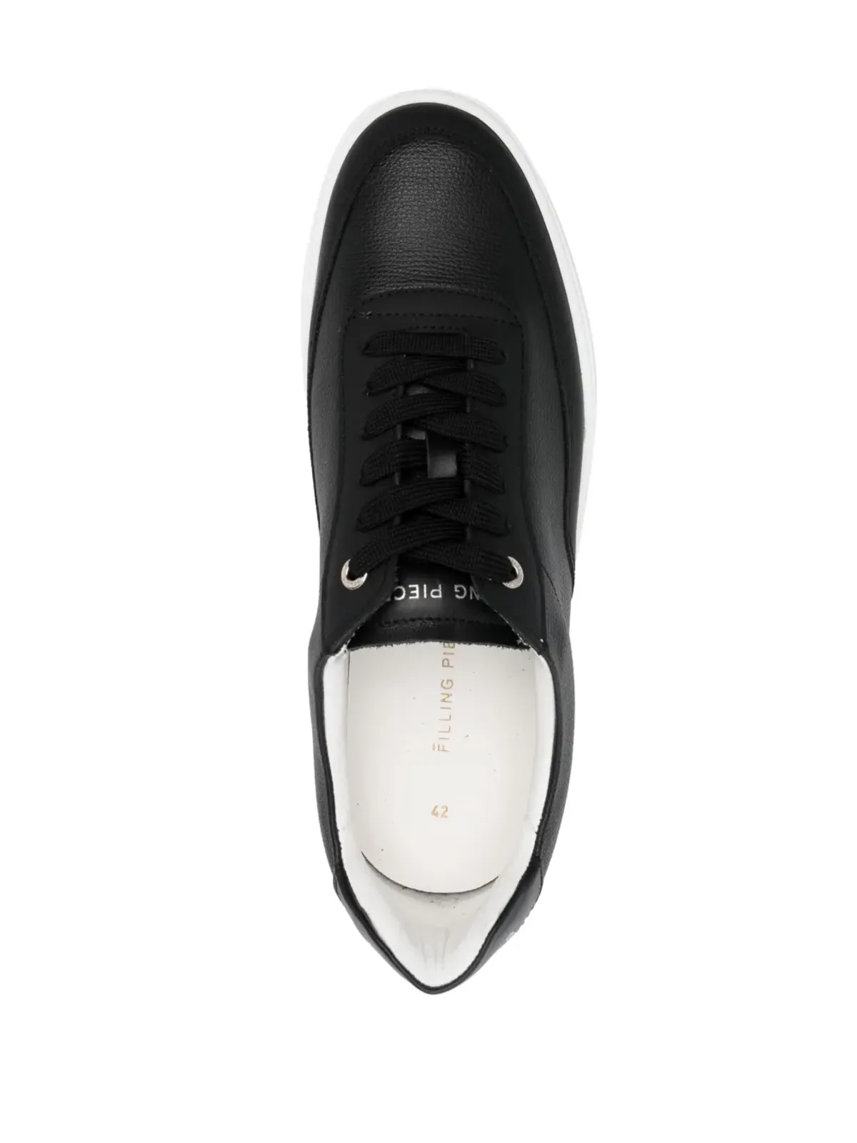 Filling Pieces モンド・クラムス ロー・トップスニーカー ブラック - 画像4