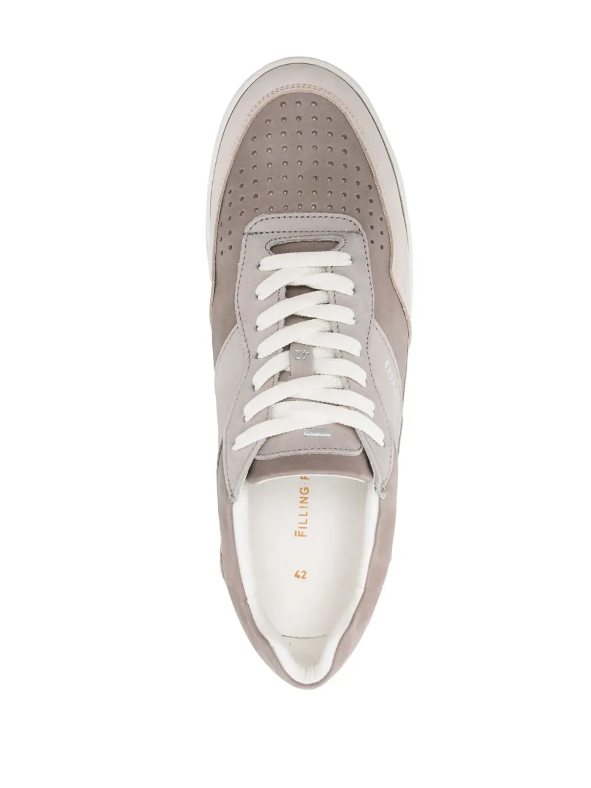 Filling Pieces ロゴプリント スエードスニーカー - 画像4