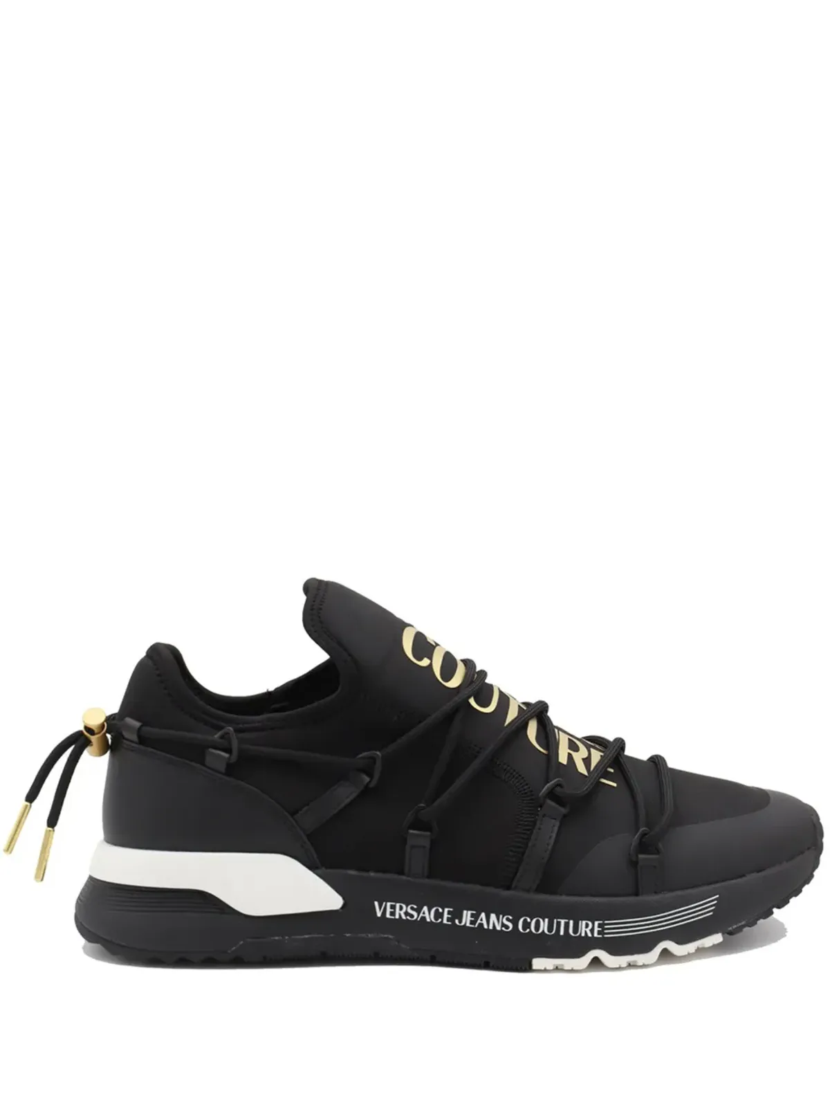 Versace Jeans Couture ダイナミック ロー・トップ スニーカー ブラック - 画像1