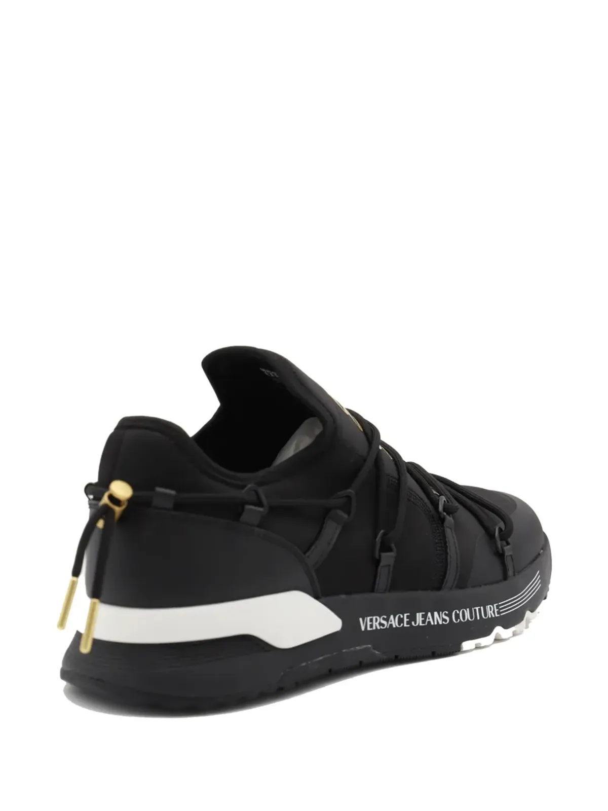 Versace Jeans Couture ダイナミック ロー・トップ スニーカー ブラック - 画像3