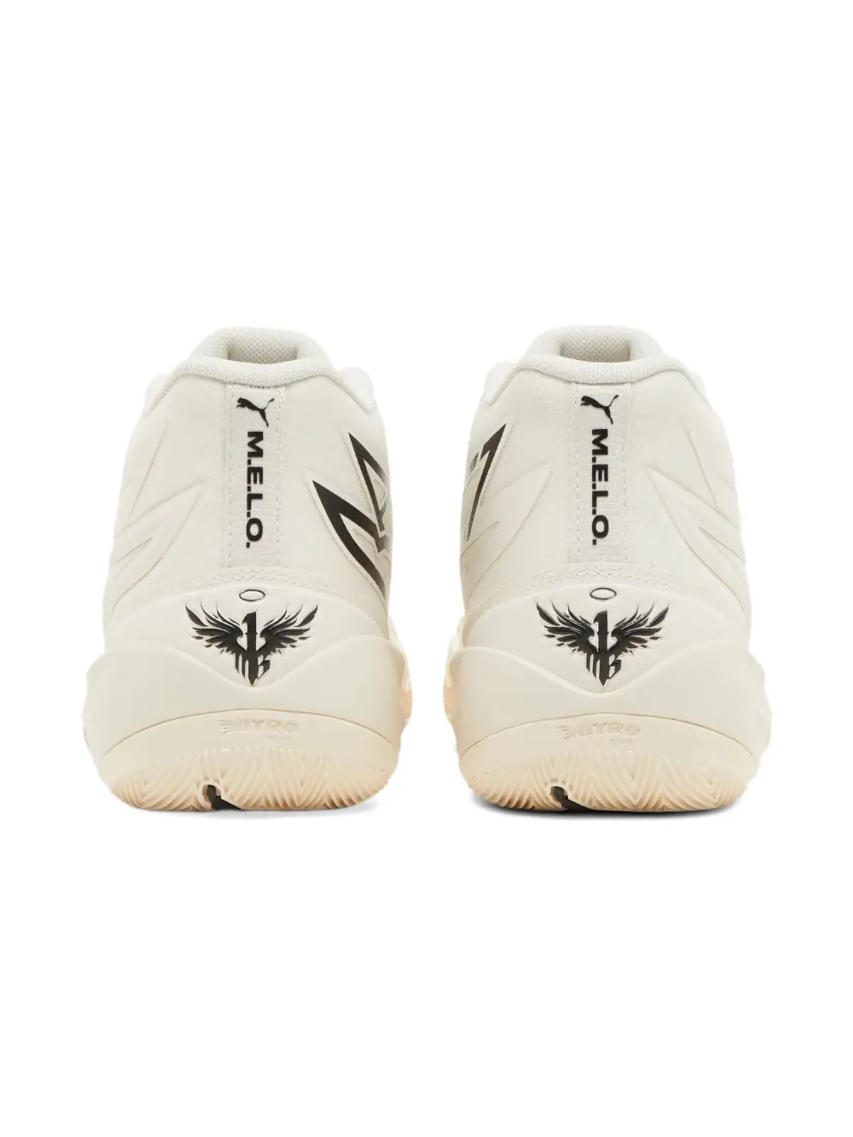 Puma Kids MB.02 Whisper フロステッドアイボリー/ブラック スニーカー - 画像4