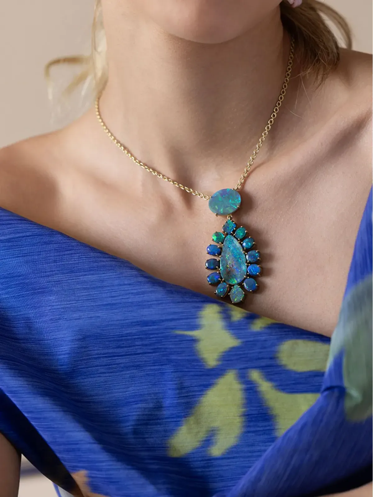 Irene Neuwirth 18kt イエローゴールド オパール ネックレス - 画像2