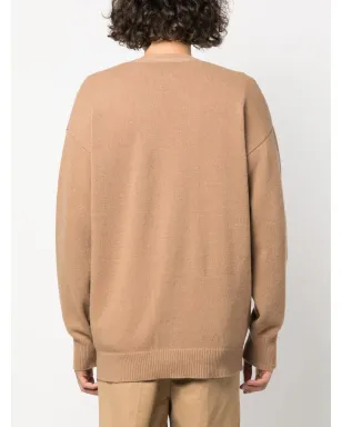 Roberto Collina ロベルト・コリーナ Vネック ウール×カシミヤ混紡 カーディガン - サムネイル4