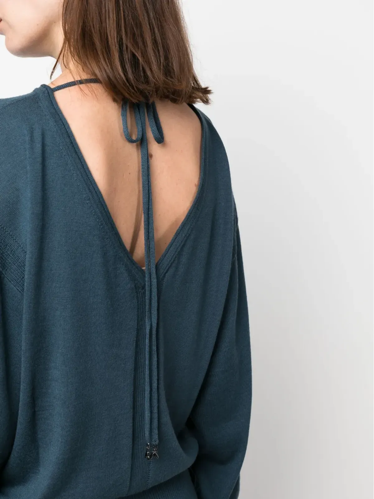 Patrizia Pepe ボートネック長袖トップ - Blue - 画像5