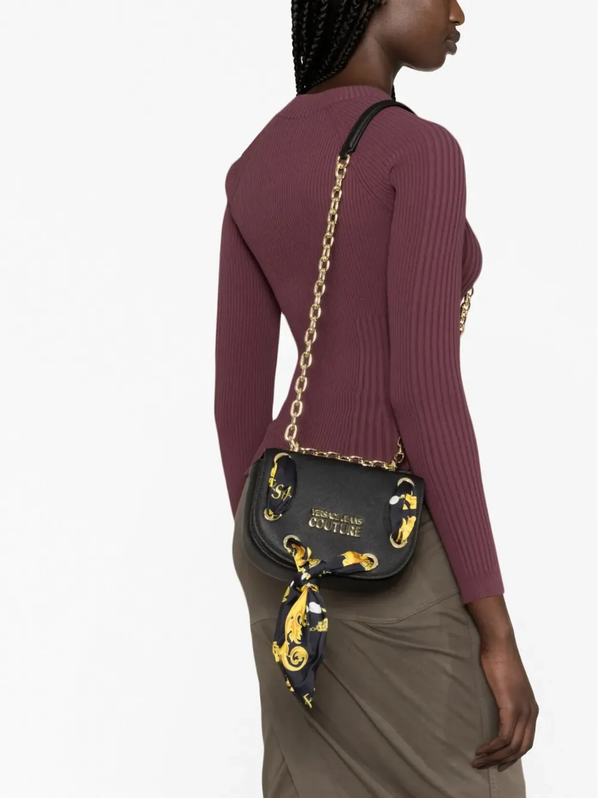 Versace Jeans Couture バロッコプリント スカーフショルダーバッグ - 画像3