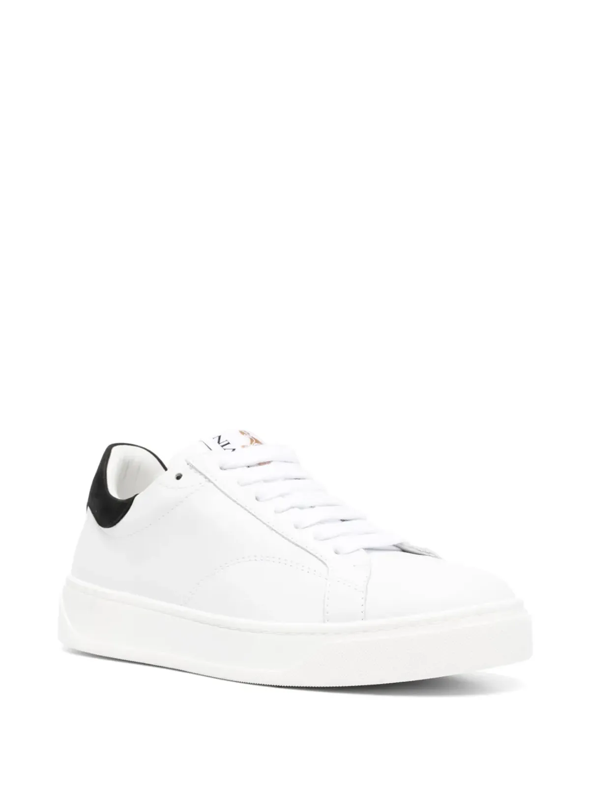 Lanvin ロゴパッチ レースアップスニーカー - 画像2