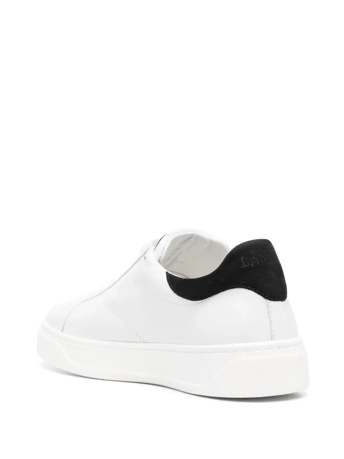 Lanvin ロゴパッチ レースアップスニーカー - 画像3