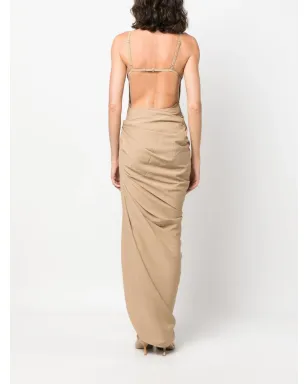 Jacquemus La Robe Saudade ギャザードレス - サムネイル4