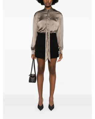 Balenciaga デコンストラクテッド ウール ミニスカート - サムネイル2