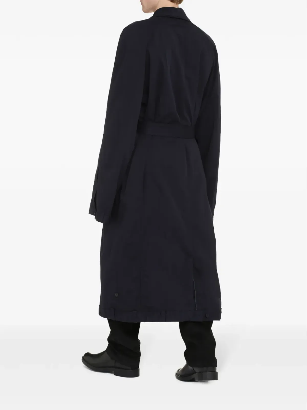 Balenciaga デコンストラクテッド コットン ロングコート - 画像3
