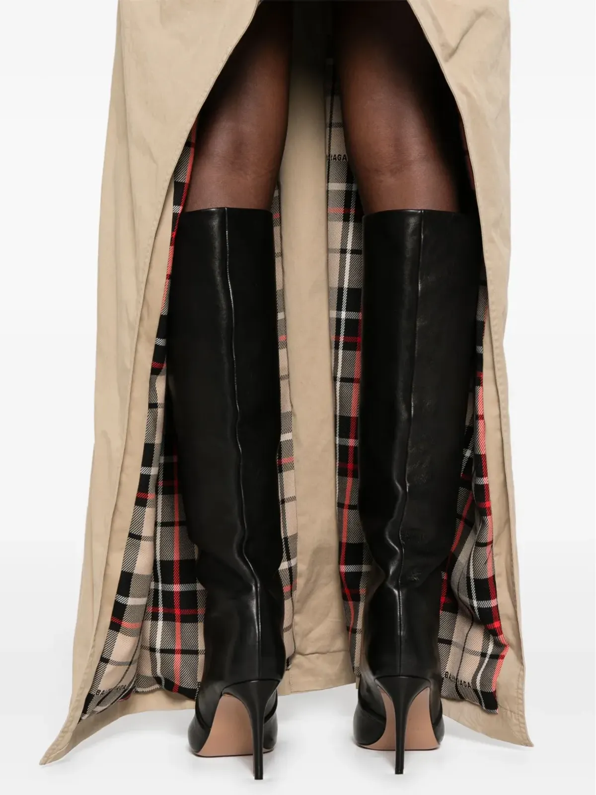 Balenciaga デコンストラクションデザイン トレンチコート - 画像5