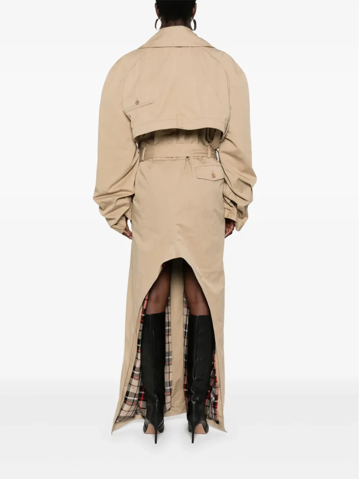 Balenciaga デコンストラクションデザイン トレンチコート - 画像4