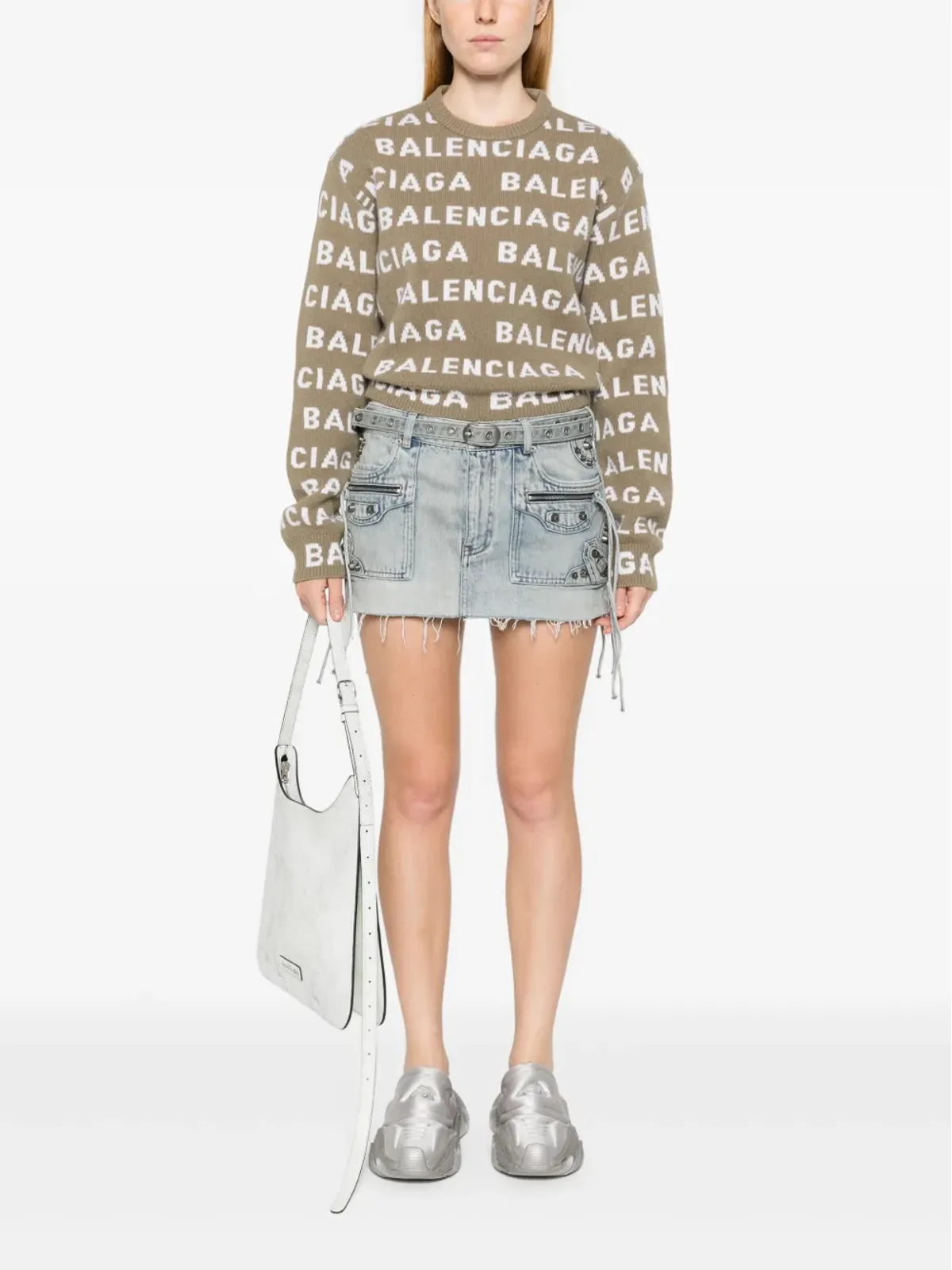 Balenciaga デニムミニスカート - 画像2