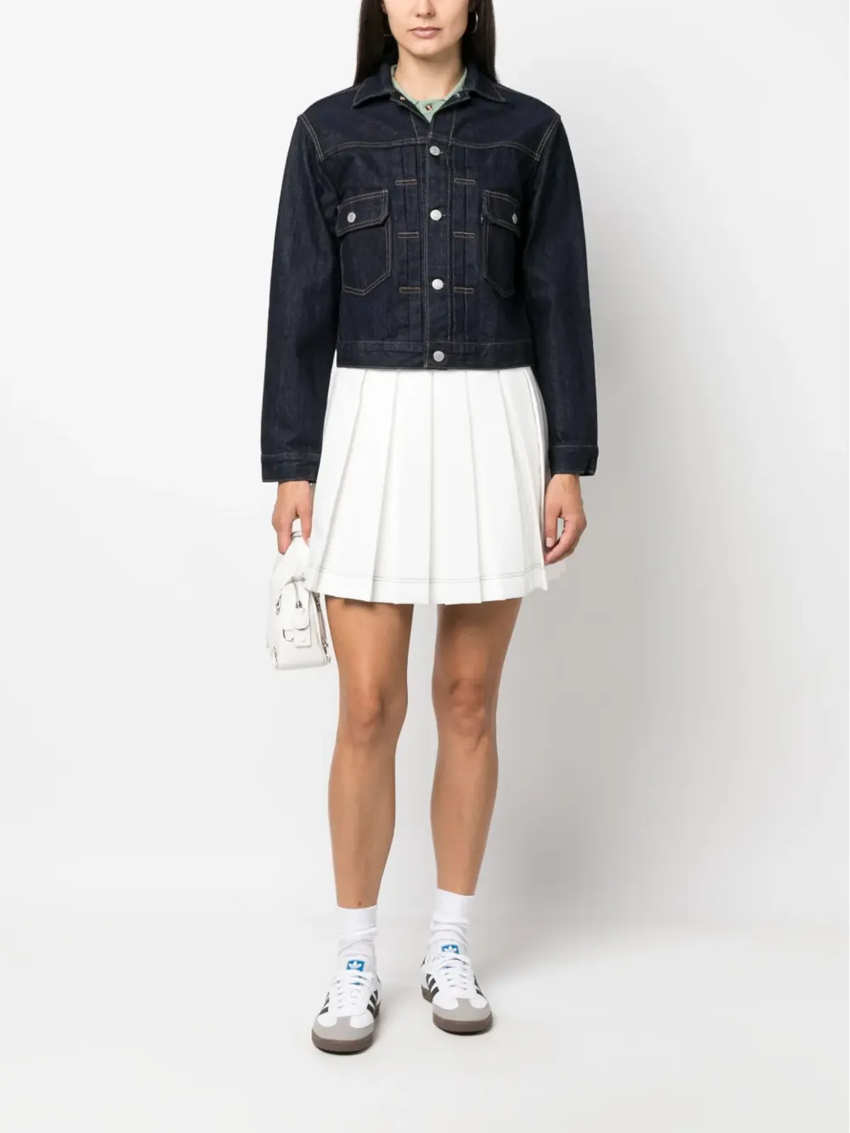 Levi's ロゴボタン付きデニムジャケット - 画像2