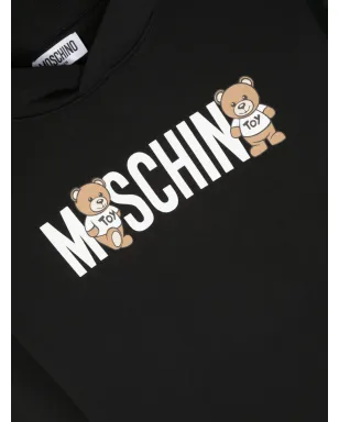 Moschino Kids ロゴプリント コットン パーカー - サムネイル3