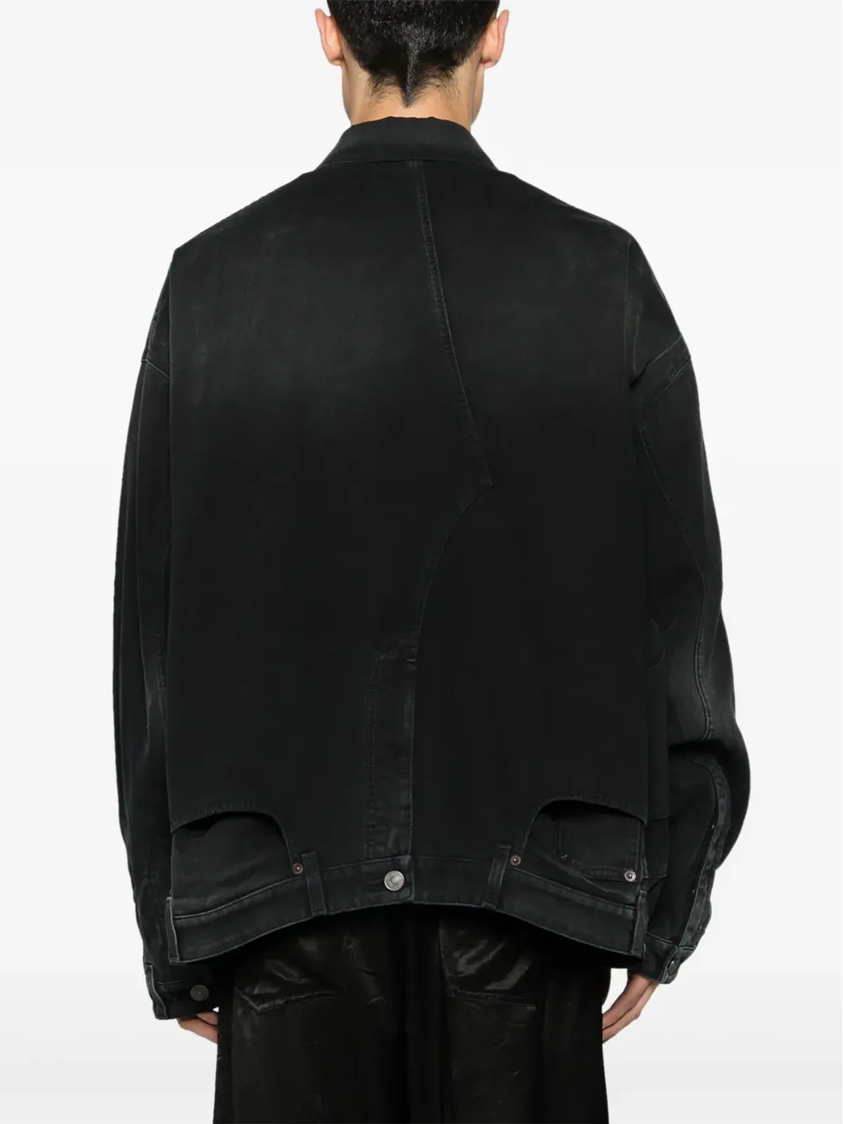 Balenciaga 洗いデニム ボタンアップジャケット - 画像5