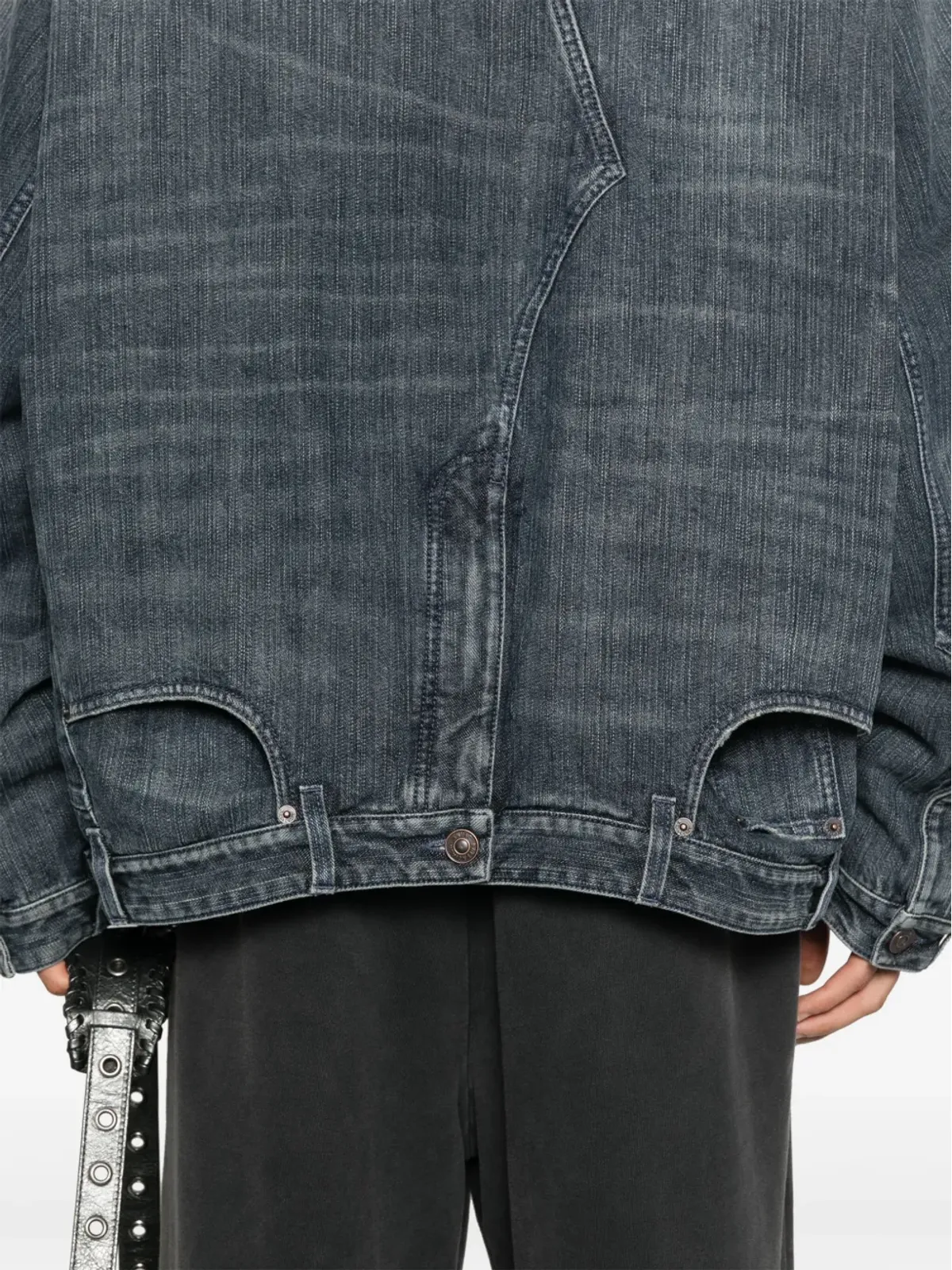 Balenciaga デコンストラクテッドデニムジャケット - 画像5