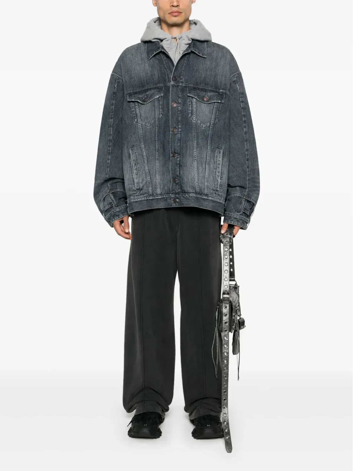 Balenciaga デコンストラクテッドデニムジャケット - 画像2
