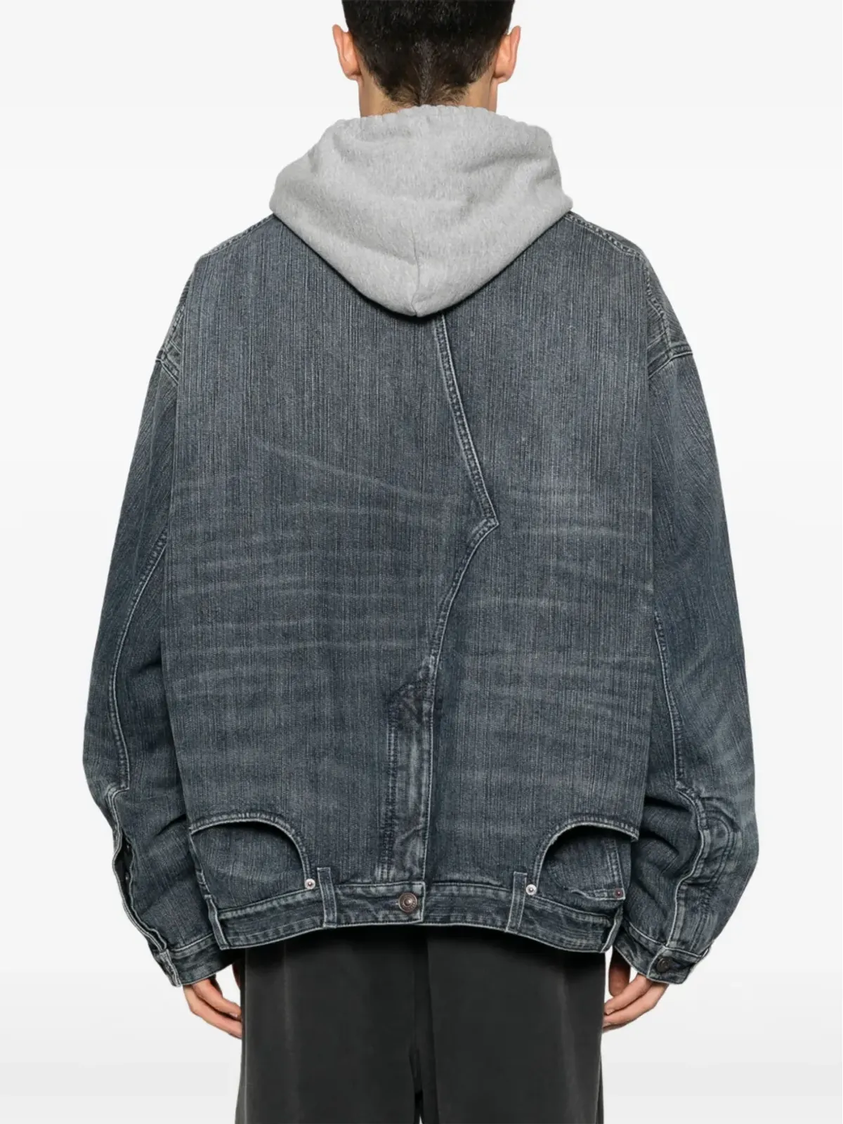 Balenciaga デコンストラクテッドデニムジャケット - 画像4
