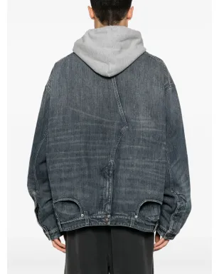 Balenciaga デコンストラクテッドデニムジャケット - サムネイル4