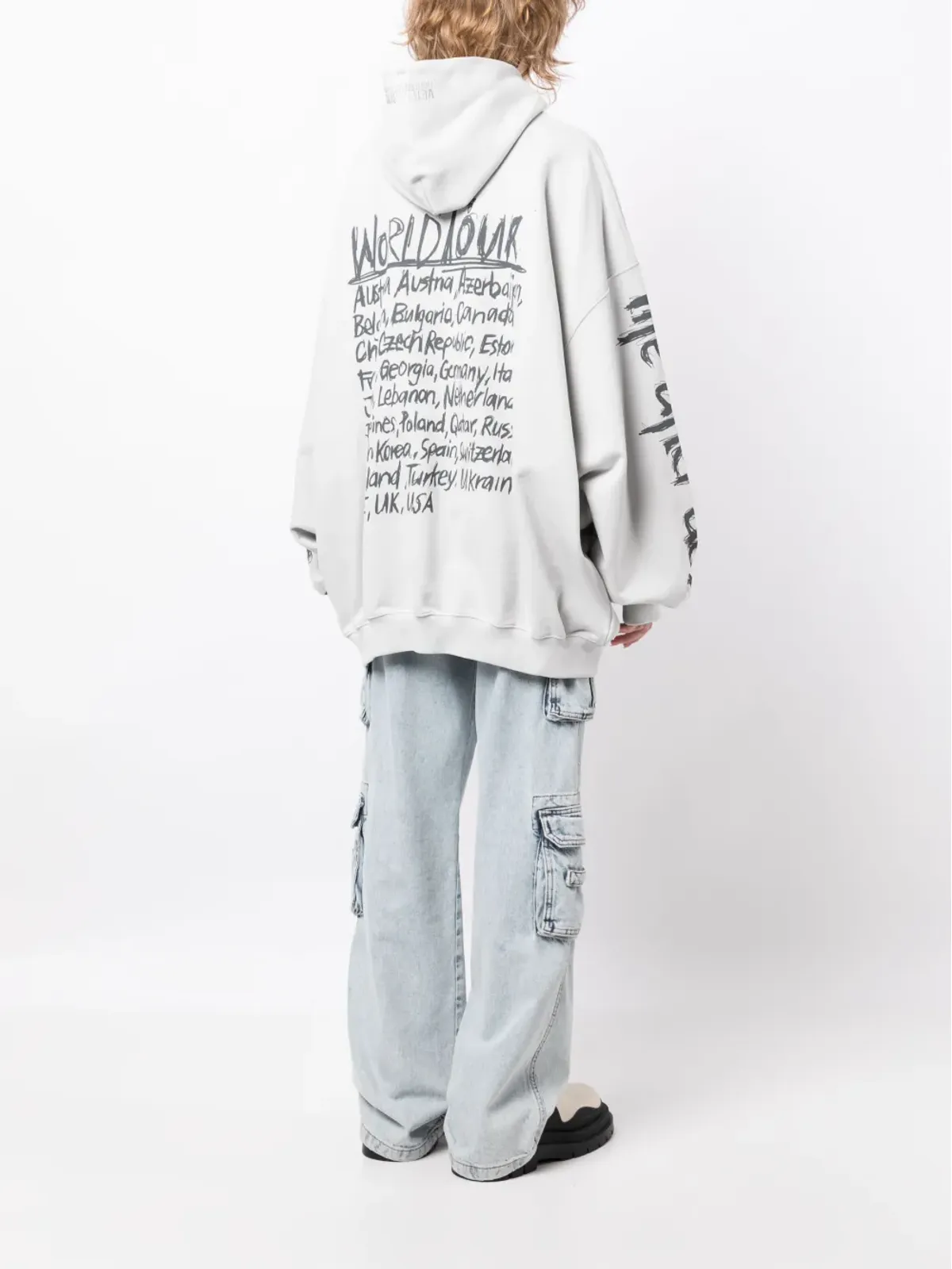 VETEMENTS ロゴプリント コットン パーカー - 画像4