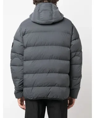 Stone Island フェザー ダウン フード付きコート - サムネイル4