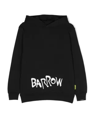 Barrow kids ロゴプリントコットンフーディー - サムネイル1
