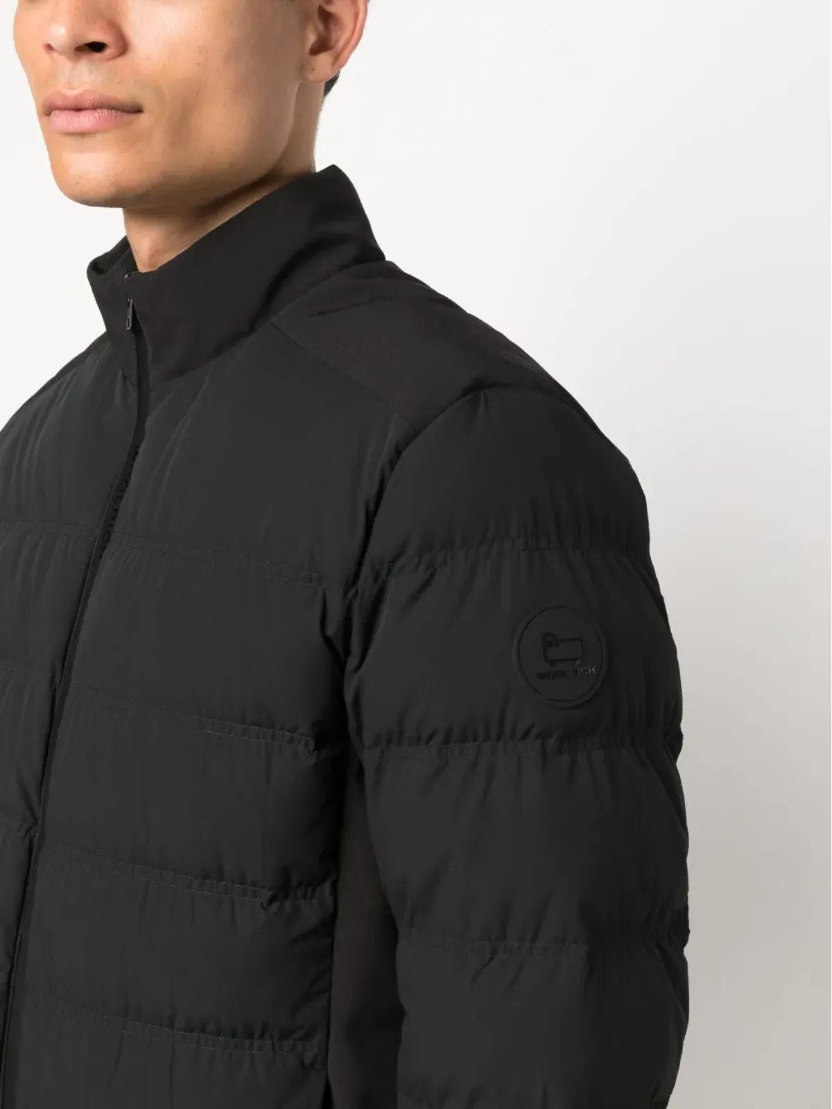 Woolrich ロゴパッチ ダウンジャケット - 画像5