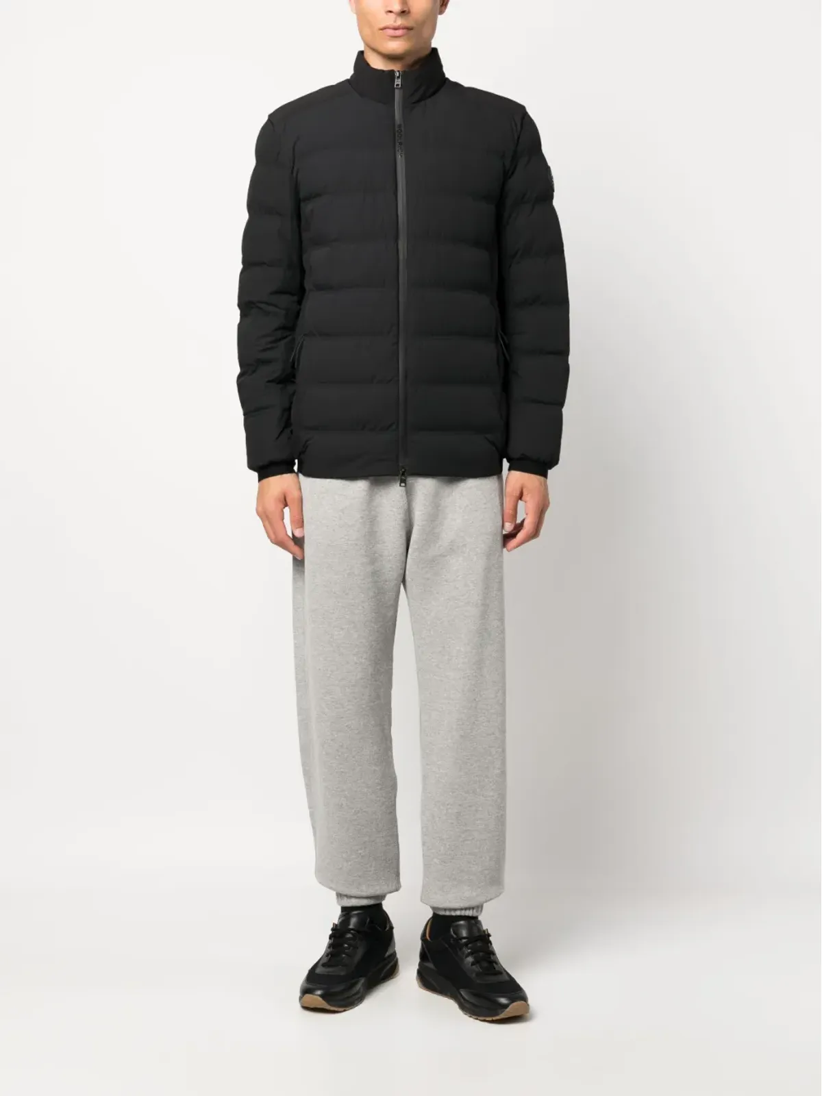 Woolrich ロゴパッチ ダウンジャケット - 画像2