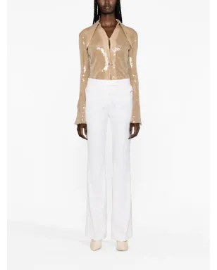 TOM FORD フレア ヴァージンウールパンツ（ホワイト） - サムネイル2