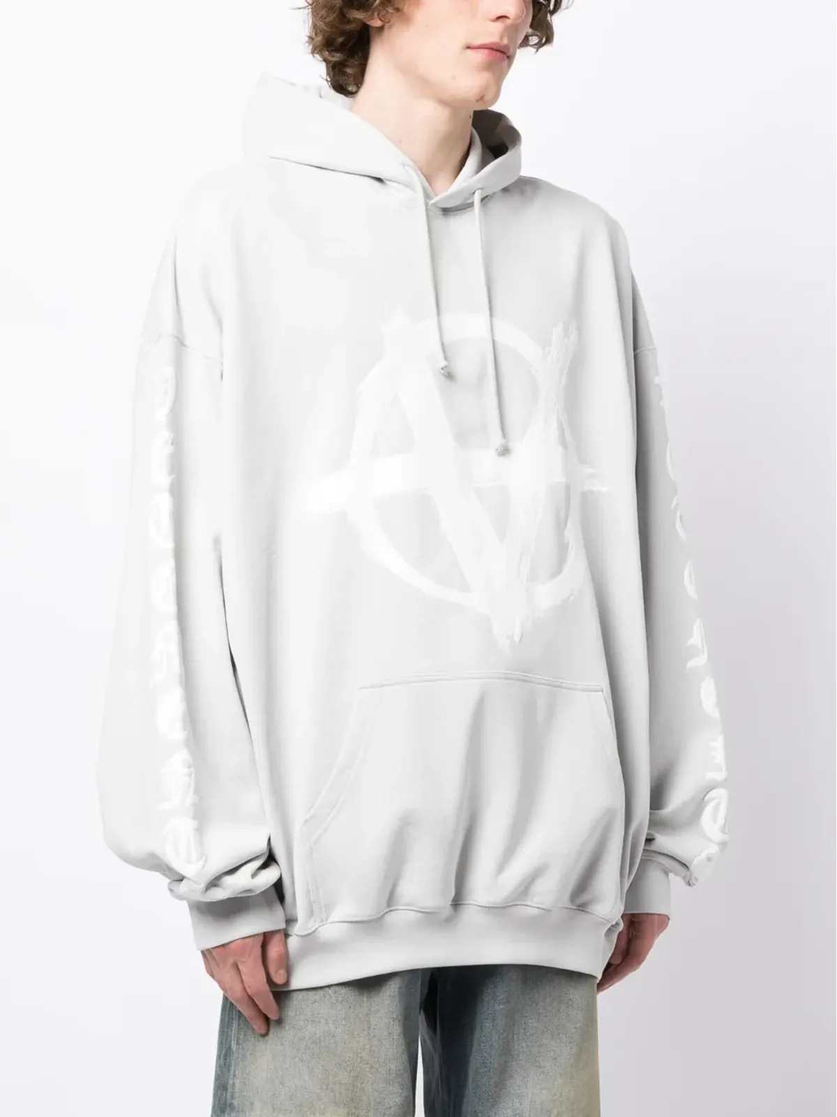 VETEMENTS ロゴプリント コットン パーカー - 画像3