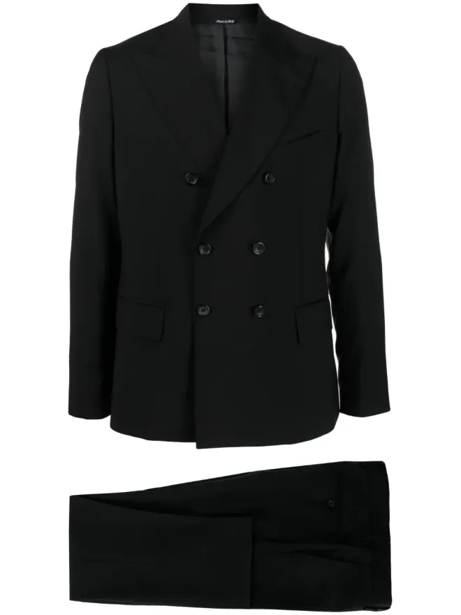 ERALDO ERALDO ピークラペル ウール ダブルブレストスーツの商品画像