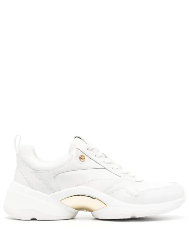 Michael Michael Kors Michael Michael Kors ロゴプレート レースアップスニーカー - Whiteの商品画像