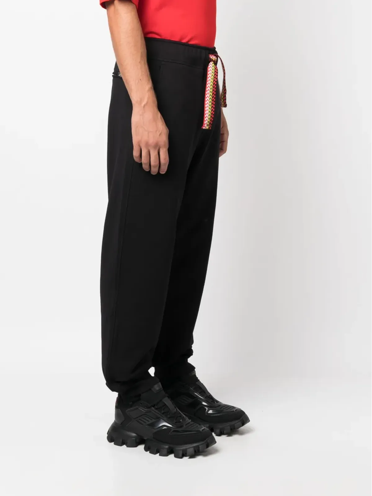 Lanvin ドローストリングコットン トラックパンツ - 画像3