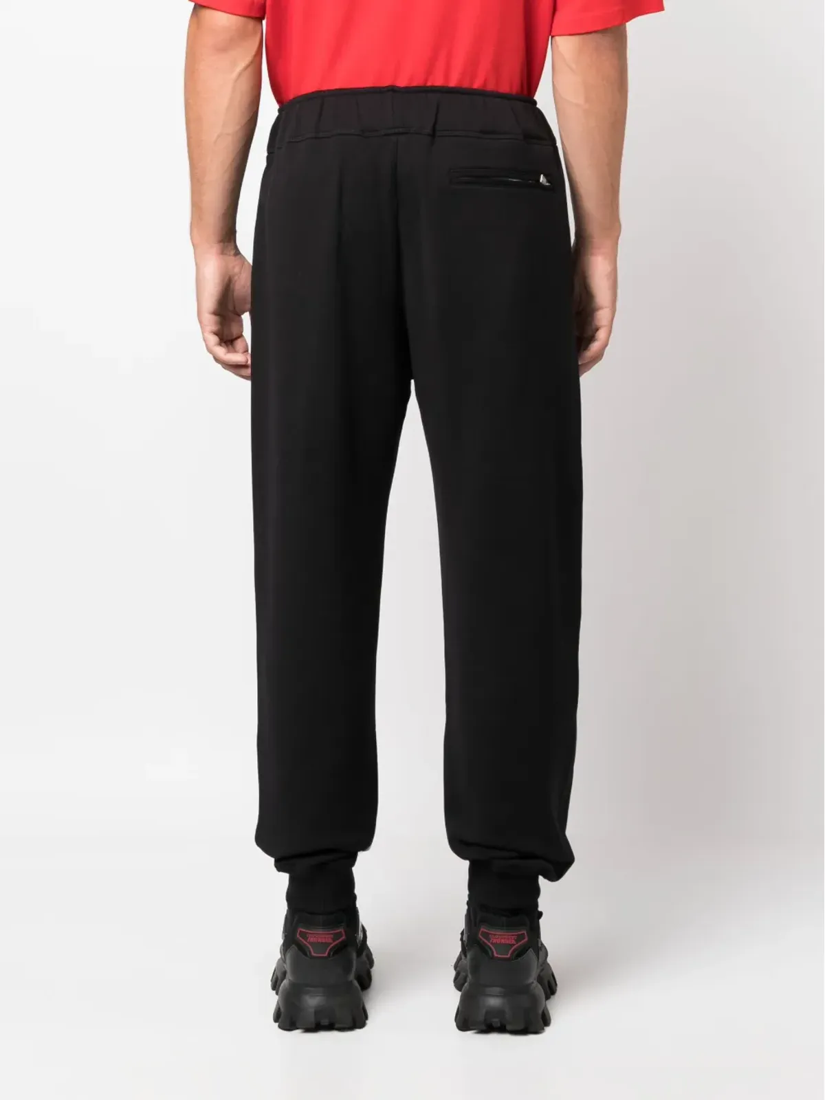 Lanvin ドローストリングコットン トラックパンツ - 画像4
