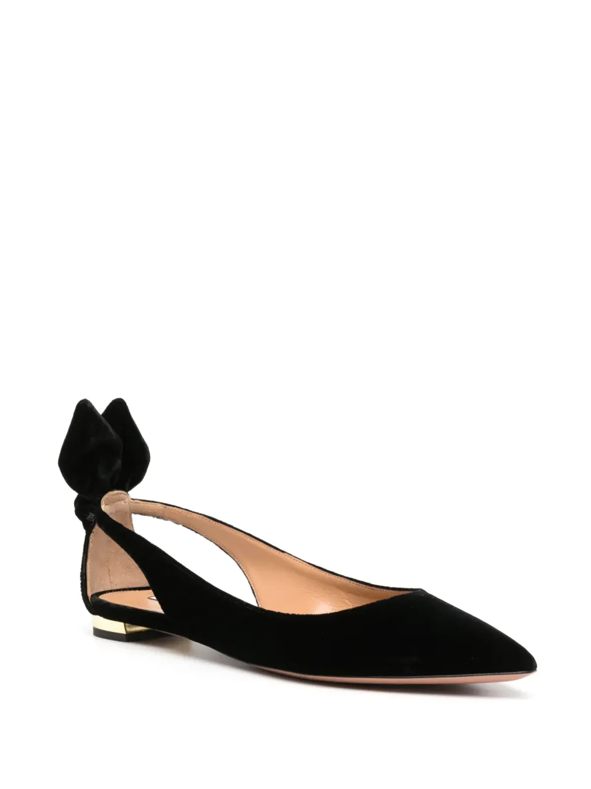 Aquazzura ボウタイ バレエフラット - 画像2